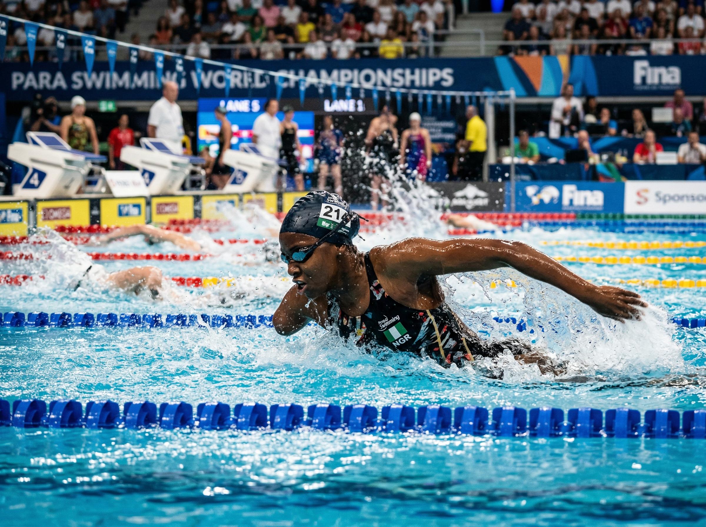 Aisha Ndayisaba, Para Swimming - S9 athlete from Burundi